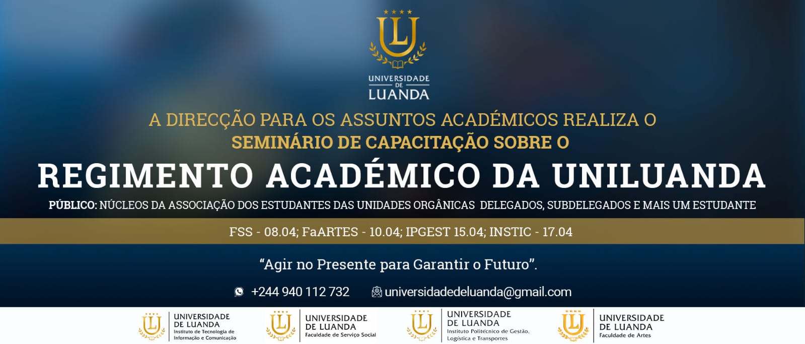 Seminário de Capacitação sobre o Regimento Académico da UniLuanda