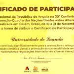 Delegação da UniLuanda na COP 30