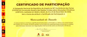 Delegação da UniLuanda na COP 30