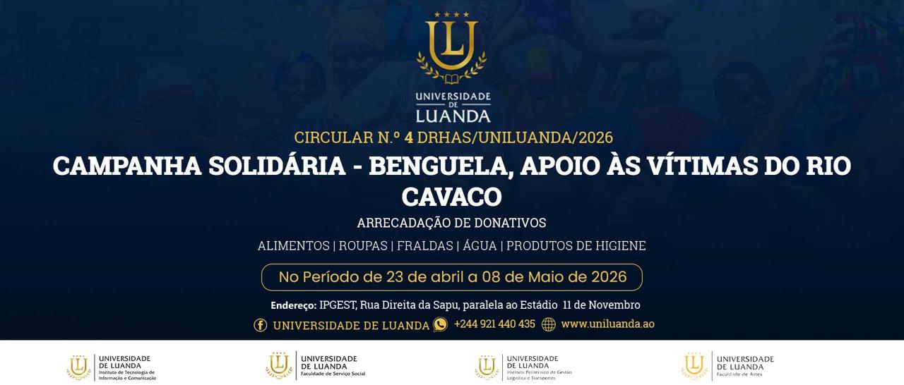 Campanha Solidária – Benguela, Apoio às Vítimas do  Rio Cavaco