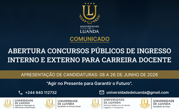 Concurso público de Ingresso interno e externo para Carreira Docente