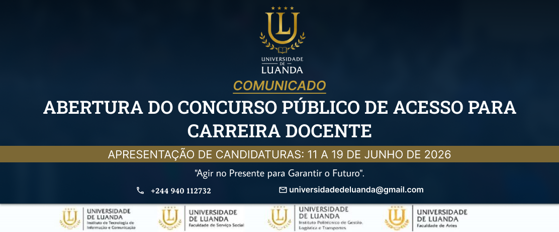 Abertura do concurso público de acesso para Carreira Docente