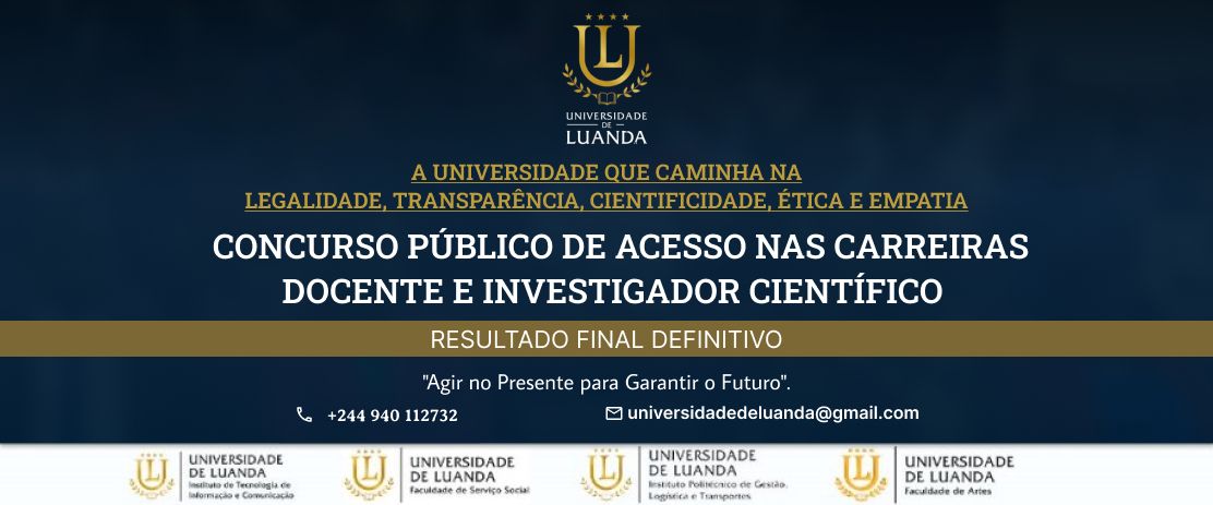 Concurso de Acesso para Docentes e Investigadores