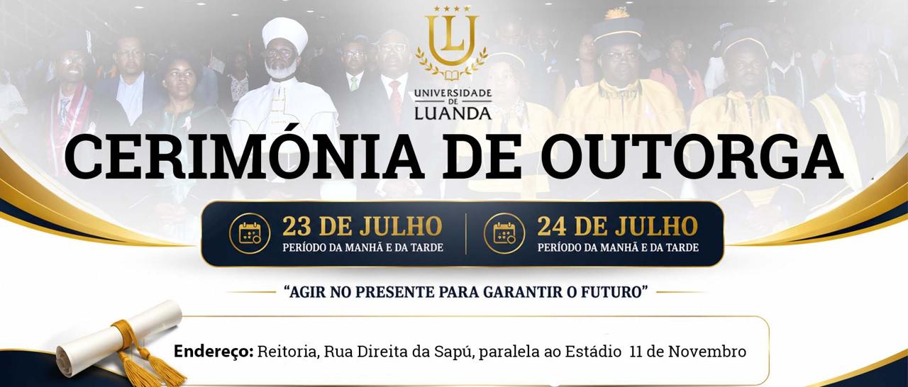 Cerimónia de Outorga de Diplomas