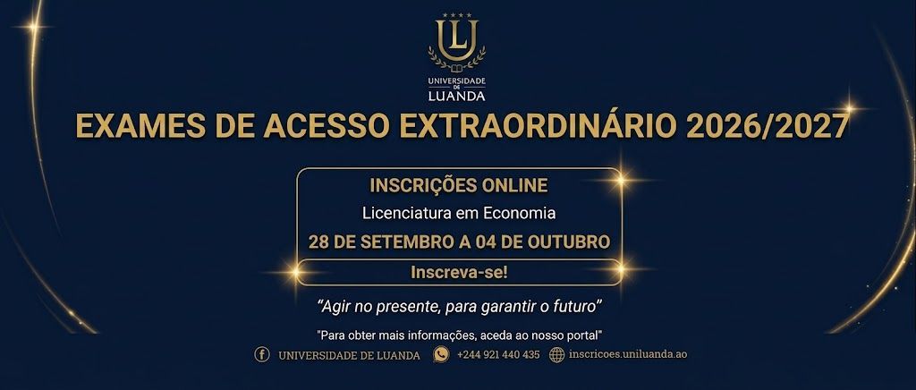 Exames de Acesso Extraordinário 2026-2027