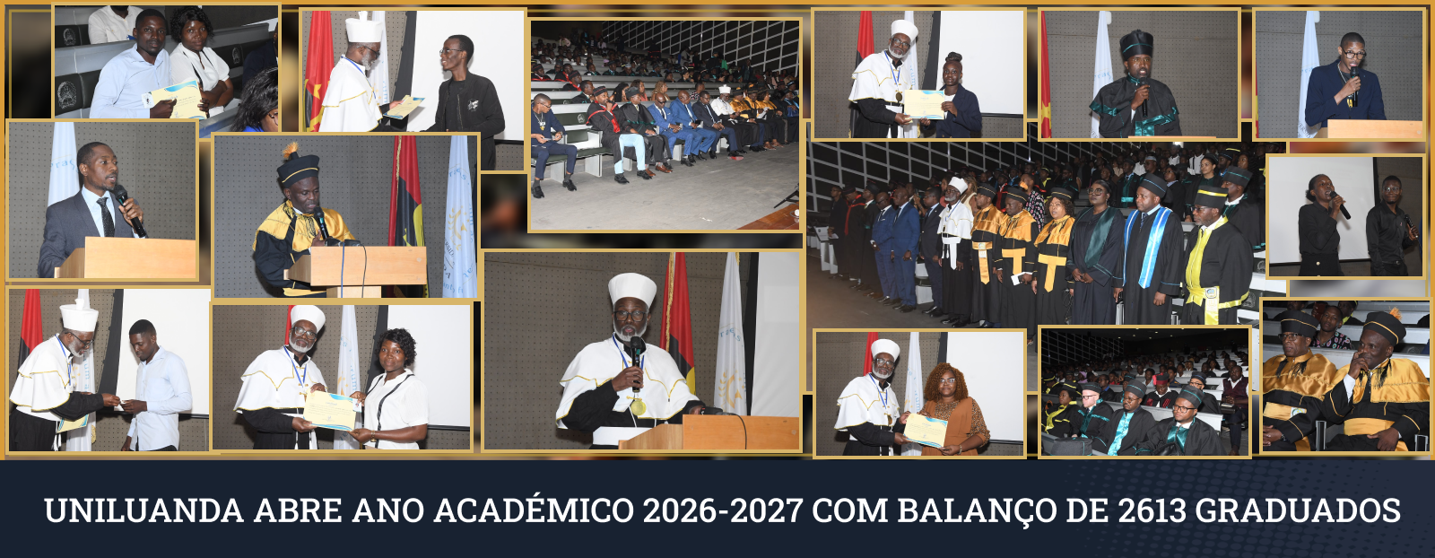 UniLuanda abre ano académico 2026-2027 com balanço de 2613 graduados