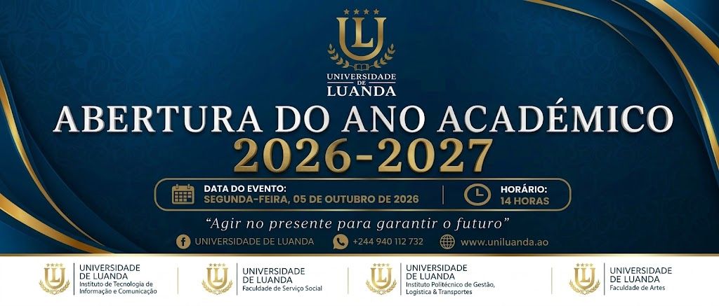 Abertura do ano académico 2026-2027 na UniLuanda
