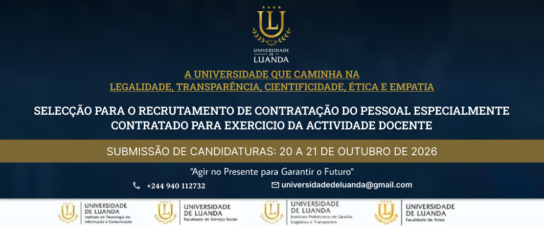 Selecção para o Recrutamento de Contratação do Pessoal Especialmente Contratado para Exercício da Actividade Docente